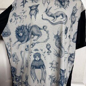 MAGICAL 🔮 MYTHICAL Creatures 🪄 Tattoo Style T Shirt